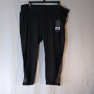 Plus size 2X Athletic Workout Capri Pants